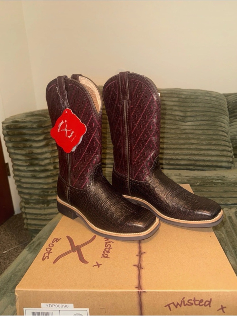 Square Toe Western Boots